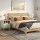 image 7 of HOMCOM Modern Nightstand Set of 2, Bedside Table with Drawer and Open Shelf