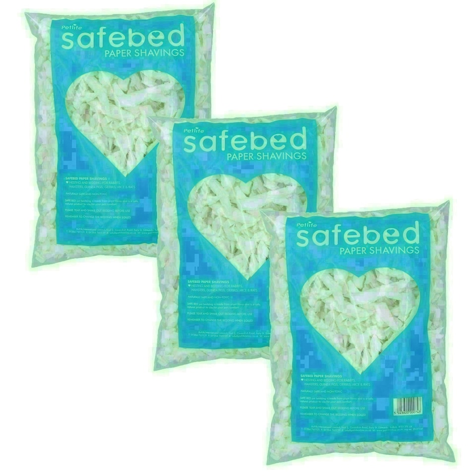 image 1 of 3 Pack Small Animal Hamster Gerbils Mice Rats Paper Shavings Bedding Nesting
