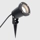 image 3 of ValueLights Berwick 4 Pack IP65 3 In 1 Ground Wall Spike Outdoor Lights | Black