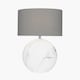 image 4 of Large Marble Effect Ceramic Table Lamp