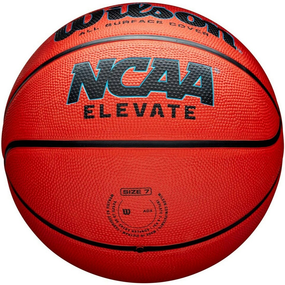 image 1 of Wilson NCAA Elevate Basketball - Orange/Black - 7