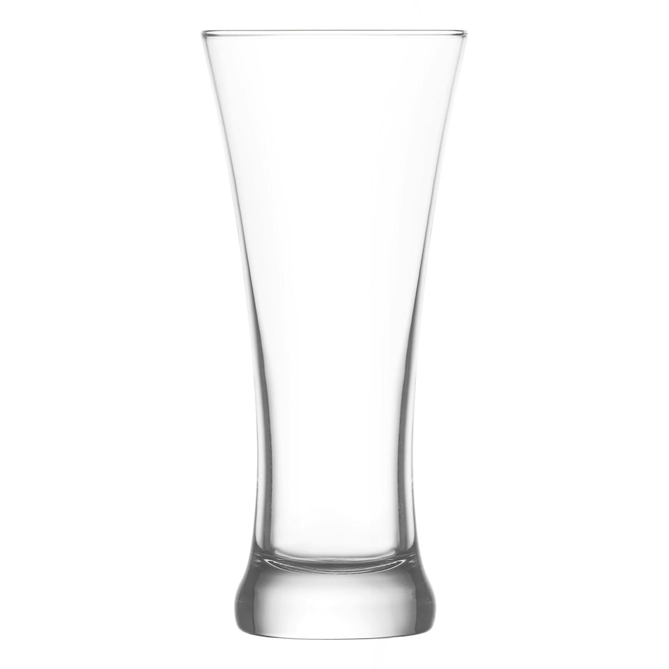 image 1 of LAV Sorgum Pilsner Beer Glasses - 380ml - Clear - Pack of 6 Clear