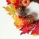 image 2 of Homescapes Orange Autumn Wreath with Pumpkins