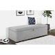 image 1 of Premium Dove Grey Fabric Blanket Box