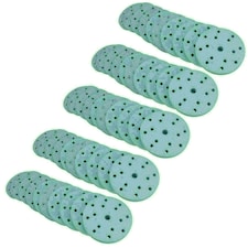 150mm Self Adhesive Hook + Loop Ceramic Abrasive Sanding Discs 60 Grit 500pc