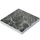 image 1 of NOVECRAFTO Self Adhesive Vinyl Floor Tiles - 6 Black Marble Peel & Stick Sheets 18"x18" (45.72x45.72cm) - Waterproof Square Vinyl Flooring for Kitchen Black | 4.18 sqm