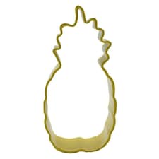 Anniversary House Pineapple Poly-Resin Coated Cookie Cutter - Yellow - One Size