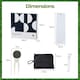 image 2 of COSTWAY Golf Gift Set for Women Complete Golf Accessories Set