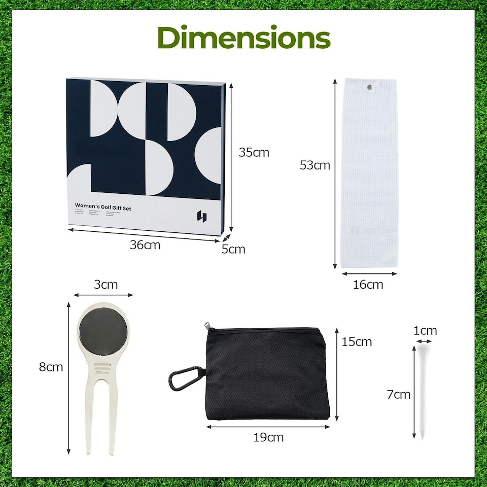 image 1 of COSTWAY Golf Gift Set for Women Complete Golf Accessories Set
