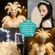 image 7 of 50cm - 60cm Large Ostrich Feathers, Showgirl Spadones - 5pcs