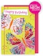 image 2 of Butterflies Bonanza! Hand-Finished Birthday Card