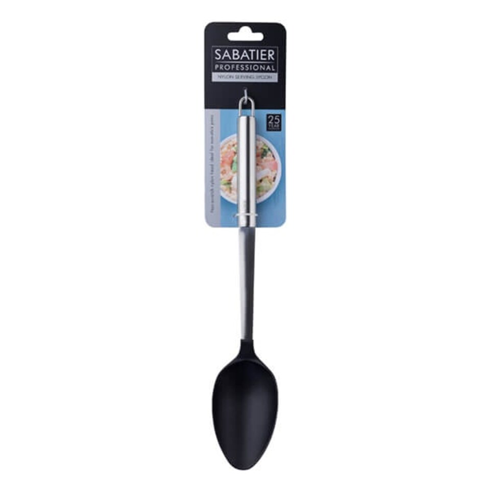 image 1 of Sabatier Professional Stainless Steel & Nylon Serving Spoon
