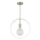 image 3 of First Choice Lighting Hailey Brushed Gold Ceiling Light Gold