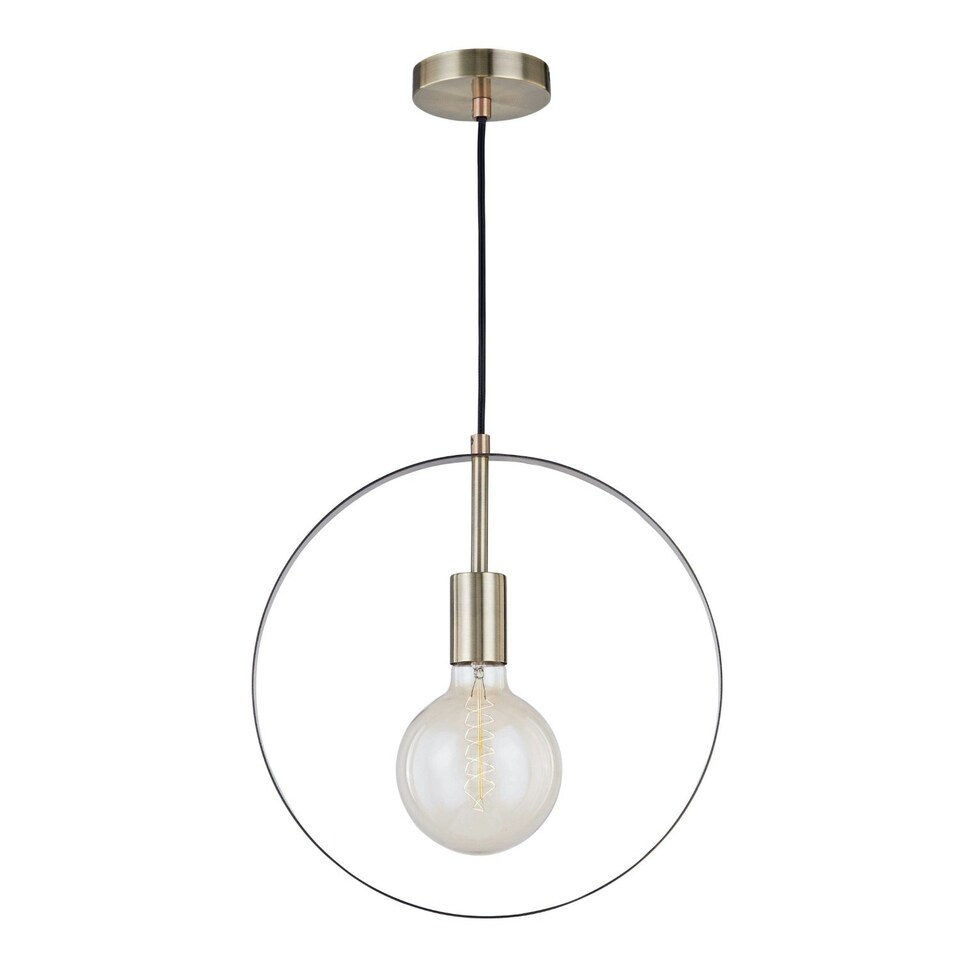 image 1 of First Choice Lighting Hailey Brushed Gold Ceiling Light Gold