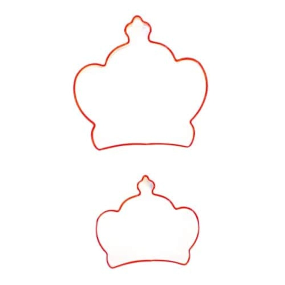 image 1 of Crown Cookie Cutters - Pack of 2