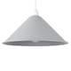 image 4 of ValueLights Waywell Grey Tapered Ceiling Light Shade & Bulb