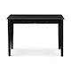 image 4 of Black Free-Standing Table with 2 Drawers | Black | Black