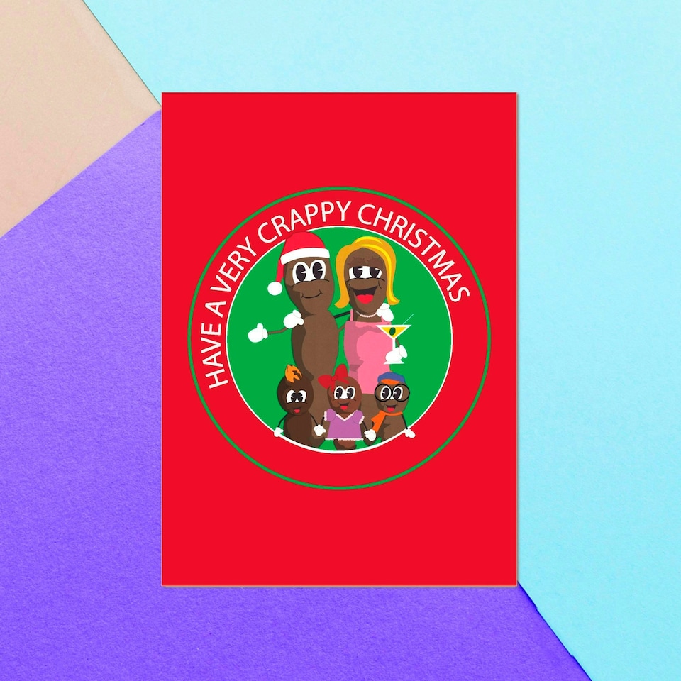 Have A Crappy Christmas Greetings Card