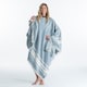 image 9 of Decathlon Poncho beach towel 190 x 190 cm grey blue