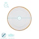 image 3 of Argon Tableware 20cm Enamel Side Plates Set - 4 Colours - 8inch Small Dish Plates Metal Enamel Tableware Dinner Set