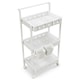 image 1 of COSTWAY 3-Tier Rolling Storage Cart Utility Cart