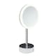 image 1 of Cosmic Magnifying Mirror w/ Dimmable LED Light & Sturdy for Bathroom, Light Grey N/A