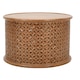 image 3 of Viva Mango Wood Round Coffee Table Brown