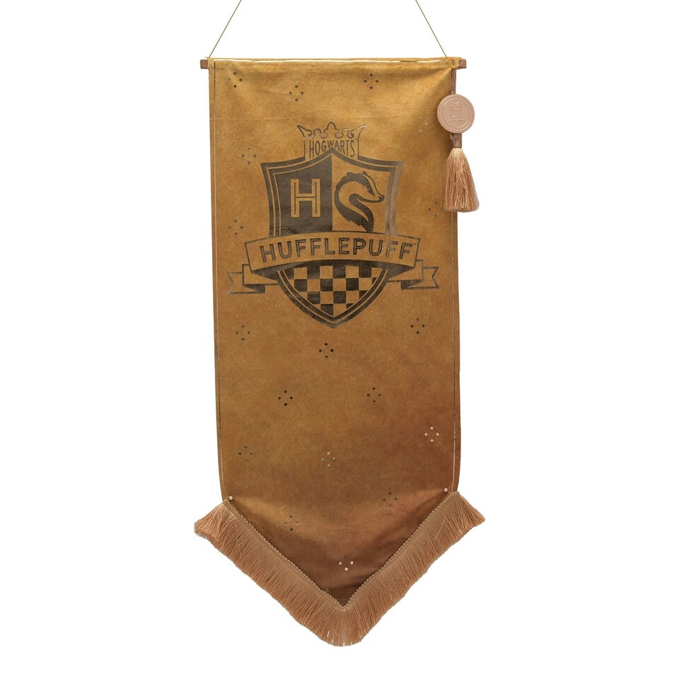 image 1 of Warner Bros Harry Potter Alumni Hanging Banner Hufflepuff