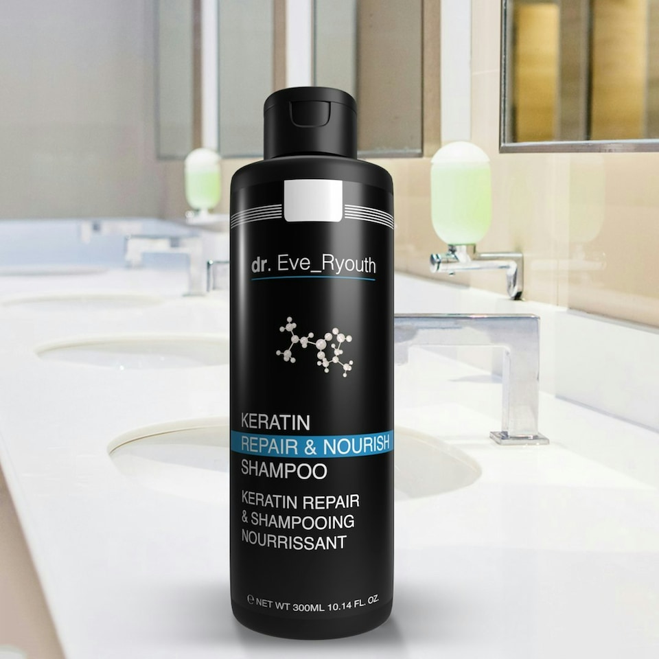 image 1 of Keratin Repair & Nourish Shampoo 300 ml