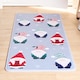 image 2 of OHS House Door Kitchen Floor Rug Christmas Gonk Runner, Grey - 50 x 120cm
