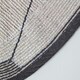 image 4 of Homescapes Cotton Tufted Washable Football Children Rug - 80 cm | Black | Black & white | 80cm (31") round