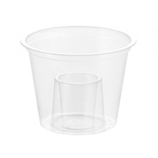 Clear Plastic Non-Shatter Bomb Shot Glasses 200ml - Pack of 50
