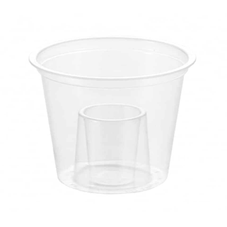 image 1 of Clear Plastic Non-Shatter Bomb Shot Glasses 200ml - Pack of 50