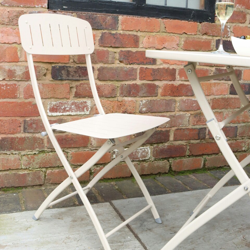 image 1 of VENICE Bistro Folding Set Champagne