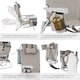 image 5 of Coral aluminum beach chair, foldable with backpack function | Cream | beige | 1