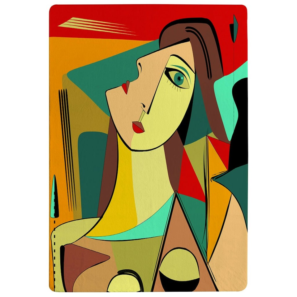 image 1 of abstract portrait (Rug) Multi | M