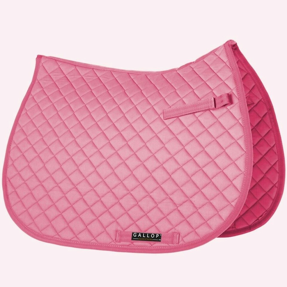 image 1 of Gallop Equestrian Light Classic Saddlecloth Red | Size: One Size
Colour: Red