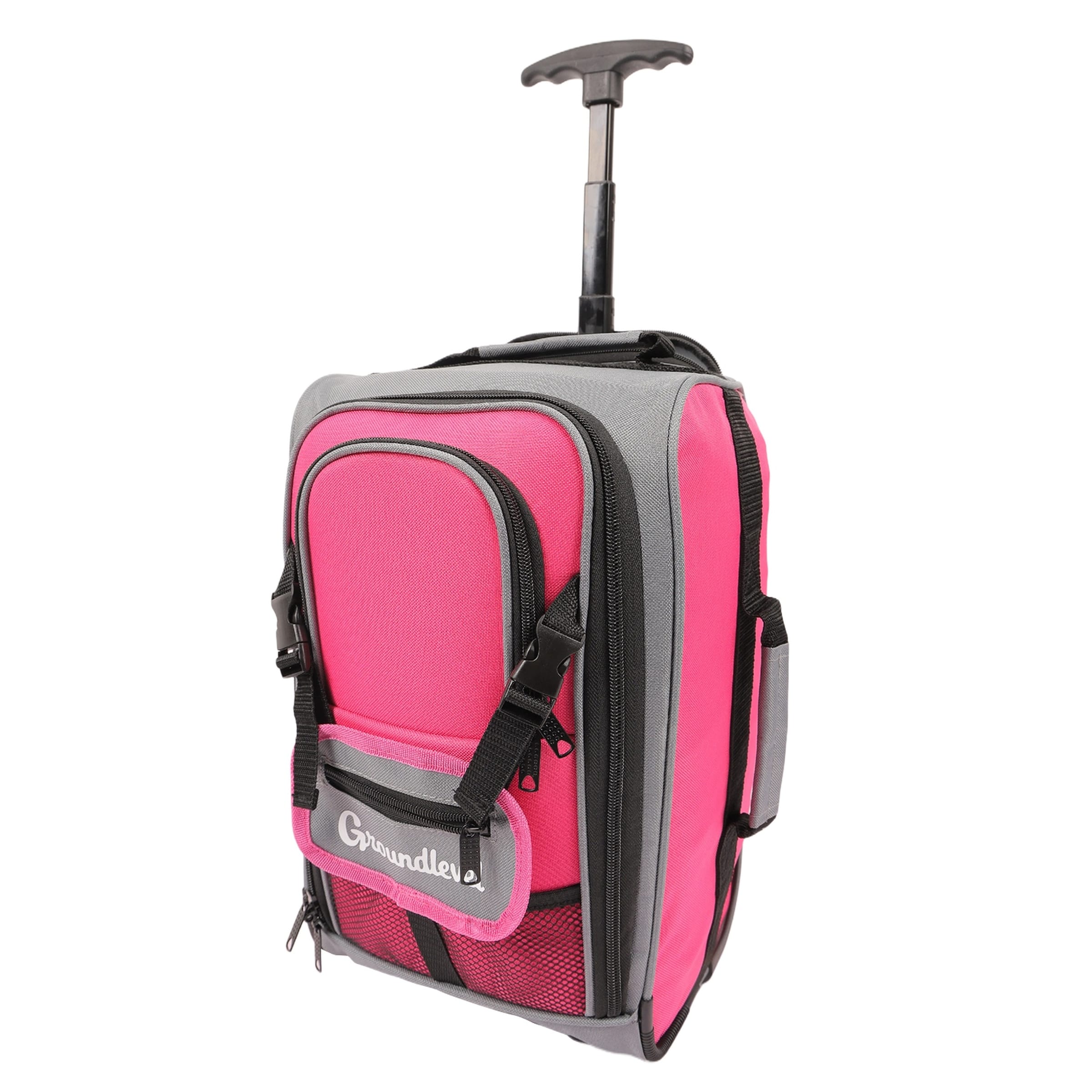 Groundlevel Airline Approved Under Seat Cabin Bag Versatile Use Compact Design | Pink