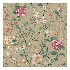 Holden Décor Eastern Horizons Oriental Wallpaper - Taupe - 10.05m x 0.52m Brown