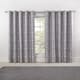 image 2 of Harrow Lined Eyelet Jacquard Curtains 228cm x 183cm Silver Grey | Grey
