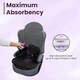 image 8 of Potty Training Car Seat Protector Cover for Spills, Nappy Leaks, and Accidents - No Bucklehole Black