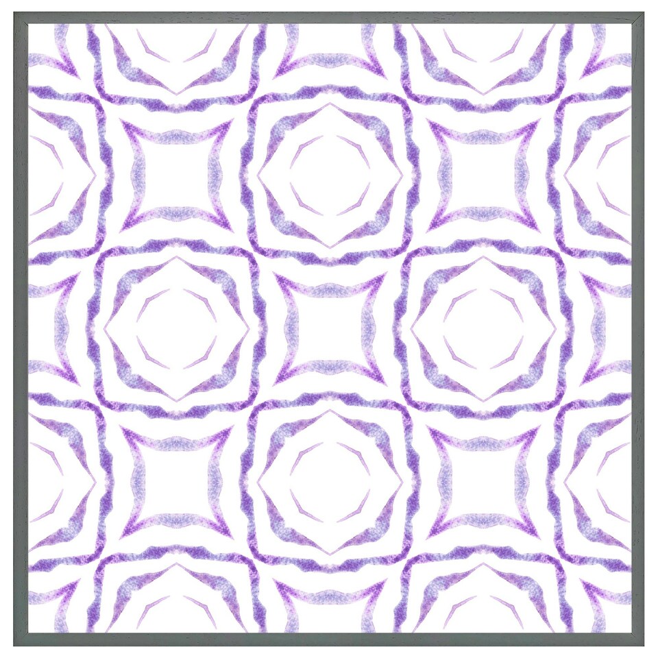 image 1 of Purple brilliant boho (Picture Frame) Black | XS