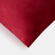 image 5 of OHS 4 x Soft Plain Matte Velvet Cushion Covers, 45x45cm - Red