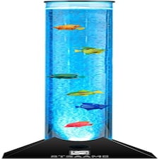 Straame 90cm LED Bubble Fish Lamp Black