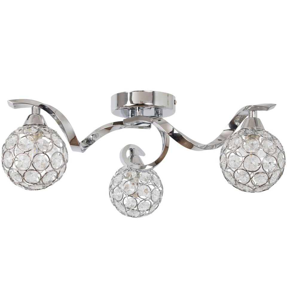 image 1 of Zana 3 Light Semi Flush Ceiling Light