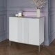 image 3 of Frank Olsen Iona Tall Sideboard White | White