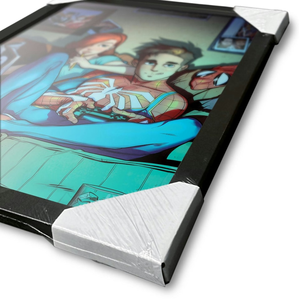 image 1 of Spider-Man (Peter & Mary) Framed 30x40cm Print