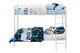image 3 of Bunk Bed Convertible Metal White, Single