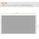 image 7 of Outsunny 302 x 207cm Universal Replacement Gazebo Mesh Netting Screen Walls