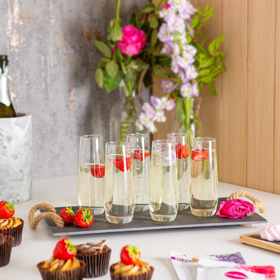 image 1 of Argon Tableware Corto Stemless Champagne Flutes - 230ml - Pack of 6